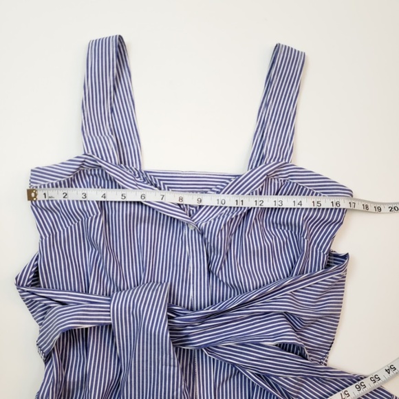 NWT Derek Lam 10 Crosby Tie Front Dress $395 SZ 6 - Picture 6 of 7